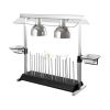Soup & Saucer Buffet Station with Infrared Philips Lamp From MAYFAIR 