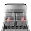 Stainless Steel Gas Fryer Single Tank – 35 LT From MAYFAIR
