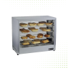 Stainless Steel Desktop Heated Glass Showcase With 4 Shelves - 108 LT From PIOKIT
