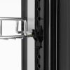 Refrigerated Glass Display - 400 LT From PIOKIT With 4 Wire Shelves - Black