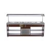 Wooden Salad Display Refrigerator - 6 Pans 1/1 GN From PIOKIT