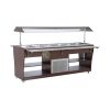 Wooden Salad Display Refrigerator - 6 Pans 1/1 GN From PIOKIT
