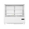 Curved Desktop Glass Display Refrigerator – 100LT From PIOKIT - White