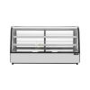 Desktop Refrigerated Glass Display With 2 Shelves - 200 LT From PIOKIT - Black