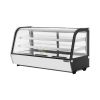 Desktop Refrigerated Glass Display With 2 Shelves - 200 LT From PIOKIT - Black