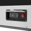 Desktop Refrigerated Glass Display With 2 Shelves - 200 LT From PIOKIT - Black