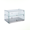 Glass Display Platter With Stainless Steel Base - 50 LT From PIOKIT
