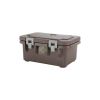 Plastic Top-Loading Food Carrier - 26 LT From PIOKIT - Brown