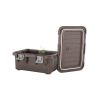 Plastic Top-Loading Food Carrier - 26 LT From PIOKIT - Brown