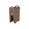 Plastic  Beverages Server With Faucet - 26 LT From PIOKIT - Brown