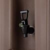 Plastic  Beverages Server With Faucet - 26 LT From PIOKIT - Brown