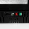Undercounter 3 Glass Doors Black Refrigerator From PIOKIT