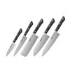 Samura HARAKIRI acryl Set of 5 kitchen knives: paring, utility, Nakiri, chef's ,Santoku – White From SAMURA