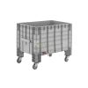 Polyethylene 4 Wheeled Ice Container - 270LT From L2G - Silver