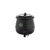 Stainless Steel Electric Soup Kettle – 11.8 LT From PIOKIT - Black