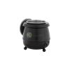 Stainless Steel Electric Soup Kettle – 11.8 LT From PIOKIT - Black