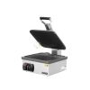 Stainless Steel Electric Single Grill With 1 Cast Aluminum Plate  –  Both Top And Bottom Are Ribbed From Anvil
