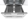 Vertical 2 Half Doors With 4 Bottom Drawers Refrigerator – 1240LT From PIOKIT