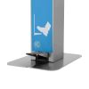 Hands Free Sanitizer Dispenser - Foot Control From VITAL – Blue