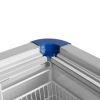فريزر أفقي 3 أبواب - 788 لتر من بيوكيت - أبيض و أزرق