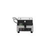 Stainless Steel Electric Single Waffle Maker With 2 Rectangular Sections - 90 degree From KRAMPOUZ