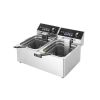 Stainless Steel Electric Fryer Double Tank – 8 LT From PIOKIT