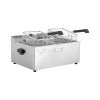 Stainless Steel Double Tank Deep Fryer – 8 LT Each From PIOKIT
