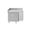 Stainless Steel Cupboard Corner With Hinged Door - From TECNOSTEEL