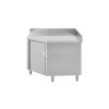 Stainless Steel Cupboard Corner With Hinged Door - From TECNOSTEEL