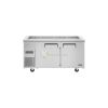 Stainless Steel 2 Doors Refrigerator Prep Table – 330 LT From PIOKIT 