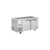 Stainless Steel 2 Doors Refrigerator Prep Table – 330 LT From PIOKIT 