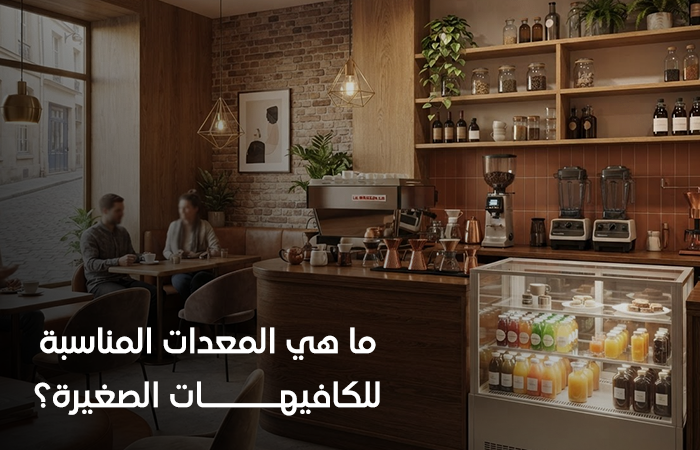 تجهيز معدات الكافيه الصغير حسب متطلبات المنيو