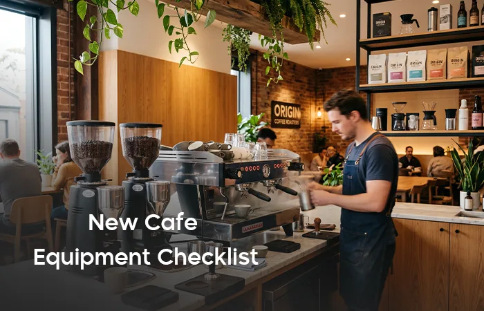 New cafe equipment checklist for commercial coffee shops