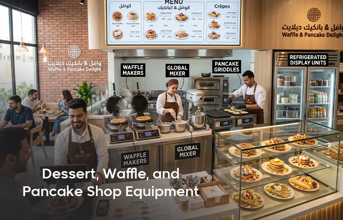 Dessert Shop Equipment: Waffles, Pancakes, Crepes, and More