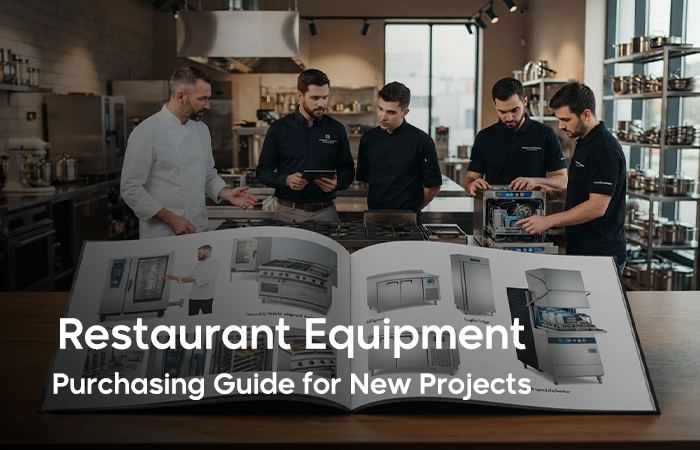 Restaurant equipment purchasing process for new commercial kitchen projects